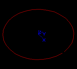 Edge based on a non-closed circle